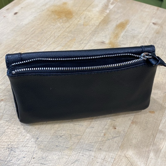 Halogen black leather wallet - Picture 3 of 3